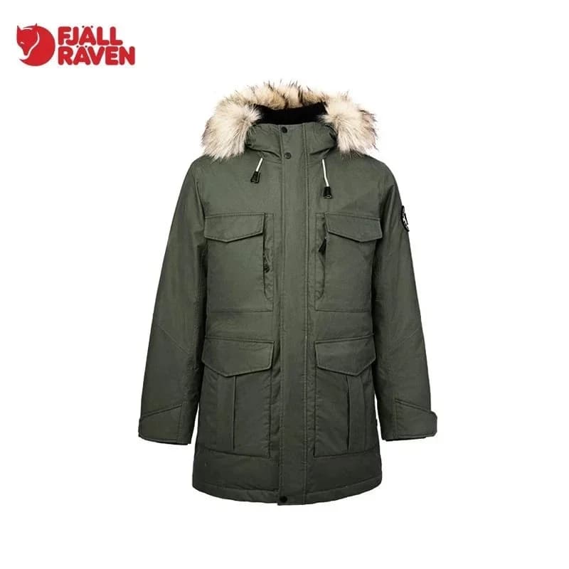 Fjällräven Parka Light Green Winter Coat — product photo on Sugargoo Spreadsheet