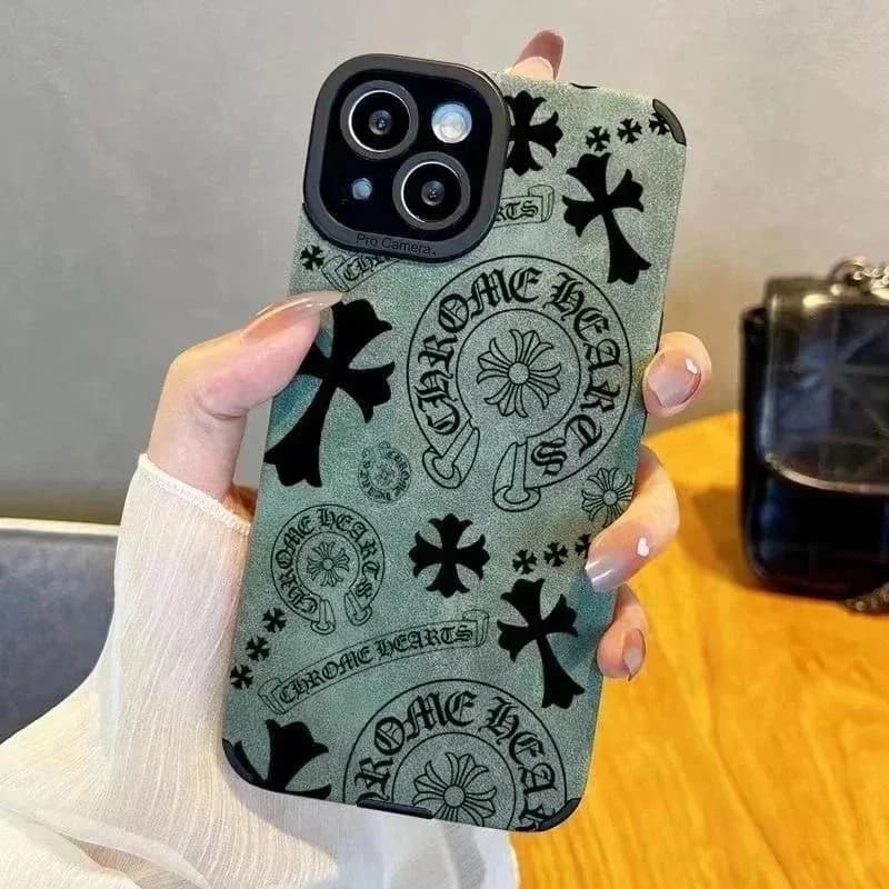 Chrome Hearts Cross Pattern Phone Case — product photo on Sugargoo Spreadsheet