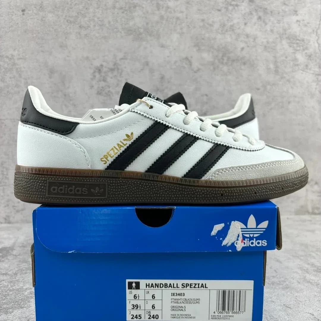 Adidas Handball Spezial White/Black Gum Sneakers — QC product photo on Sugargoo Spreadsheet