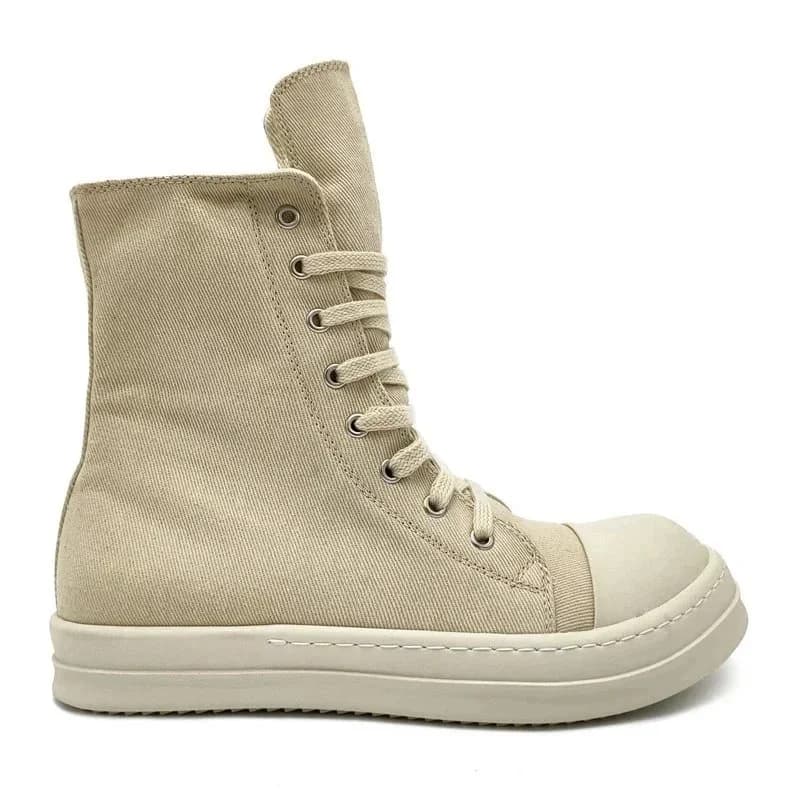 Rick Owens Geobasket Beige High-Top Sneakers — product photo on Sugargoo Spreadsheet