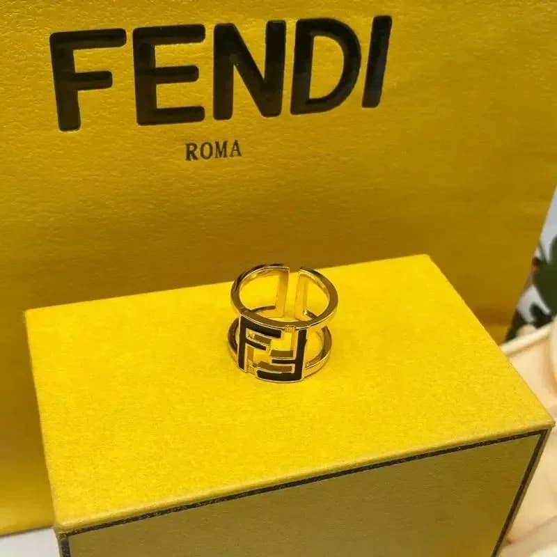 Fendi FF Logo Ring Gold Jewelry — product photo on Sugargoo Spreadsheet