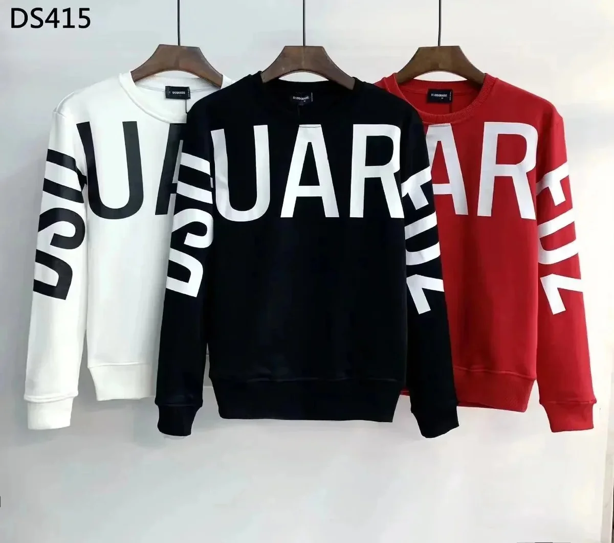 DSQUARED2 Cool Guy Sweatshirt in Black, White & Red — product photo on Sugargoo Spreadsheet