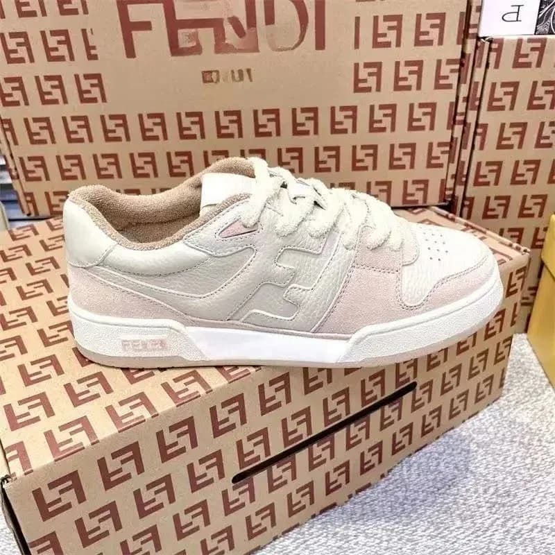 Fendi Peekaboo White Leather Sneakers — product photo on Sugargoo Spreadsheet