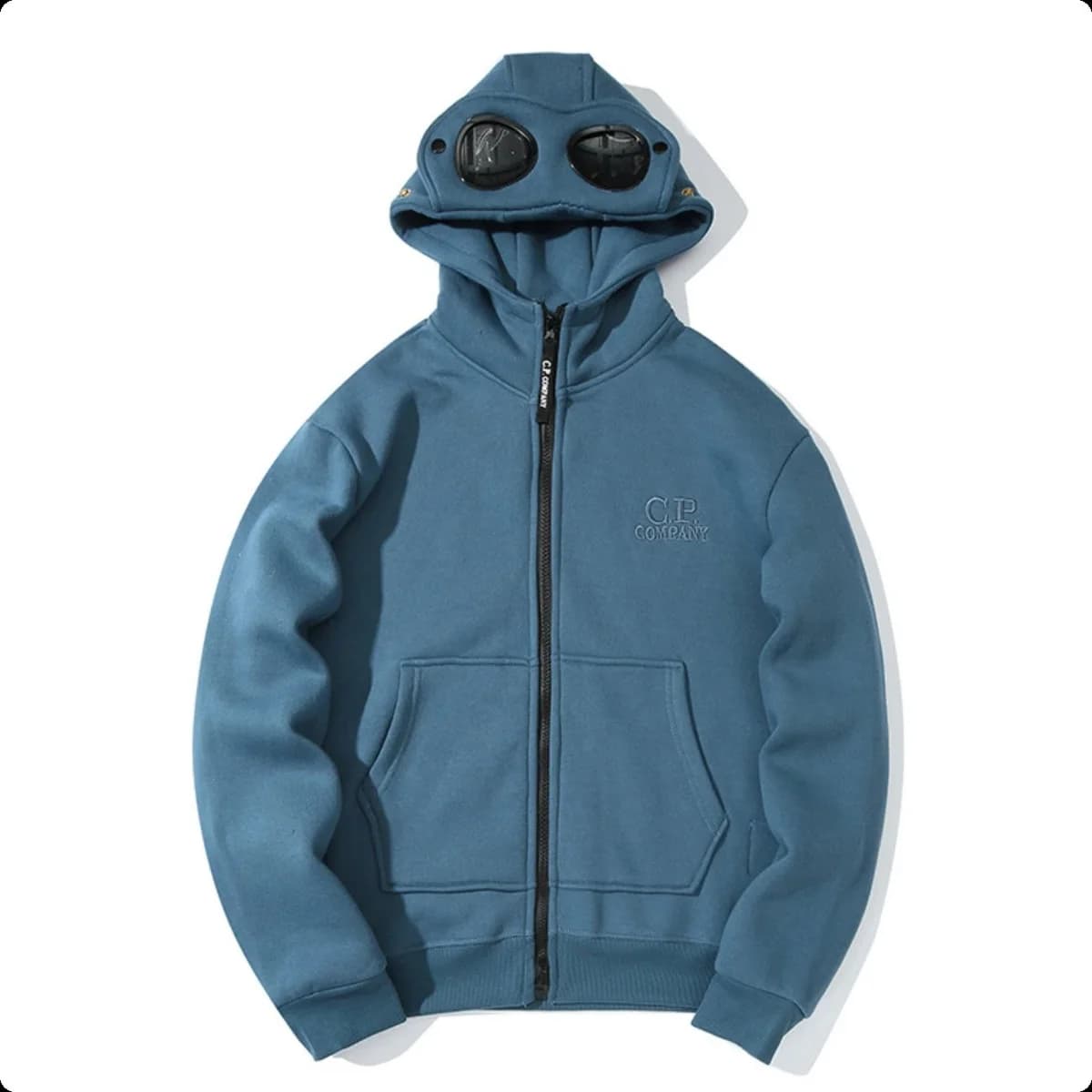 CP Company Goggle Hoodie Jacket Blue — product photo on Sugargoo Spreadsheet