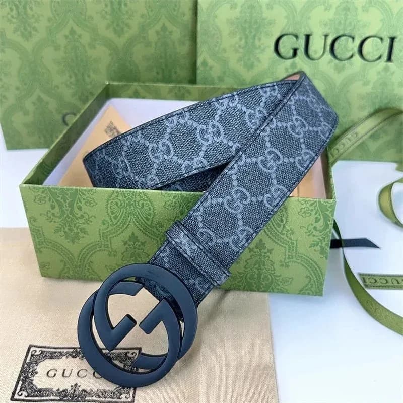 Gucci GG Supreme Belt Black Leather — product photo on Sugargoo Spreadsheet