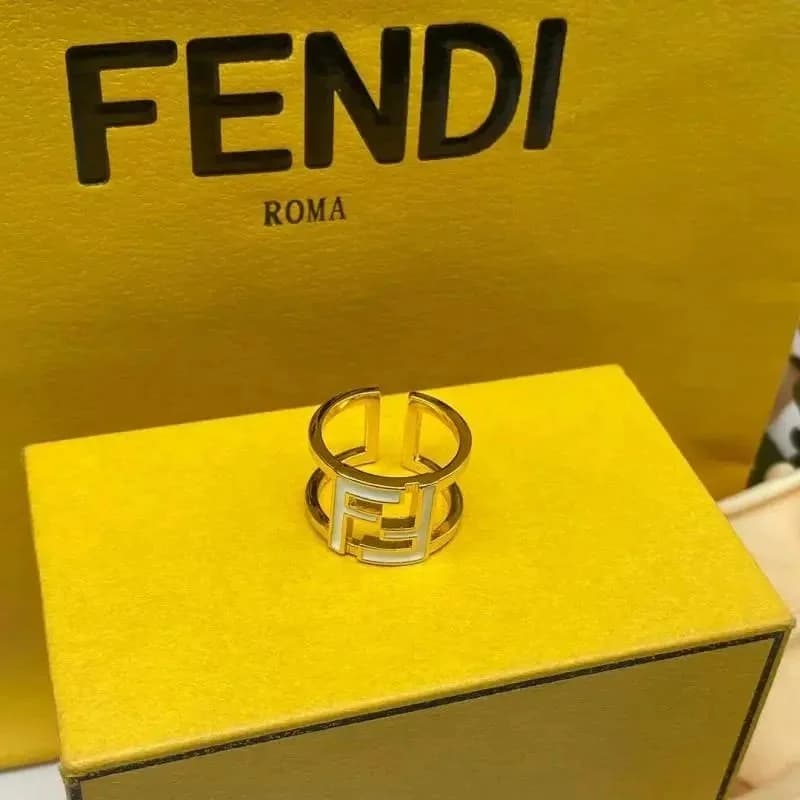Fendi FF Logo Ring Gold Jewelry — product photo on Sugargoo Spreadsheet