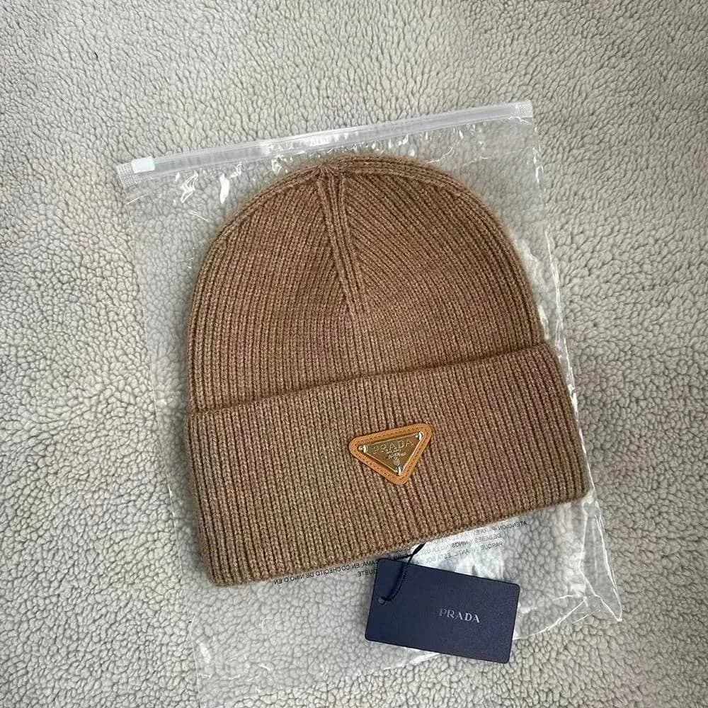 Prada Beige Trussardi Logo Beanie — product photo on Sugargoo Spreadsheet