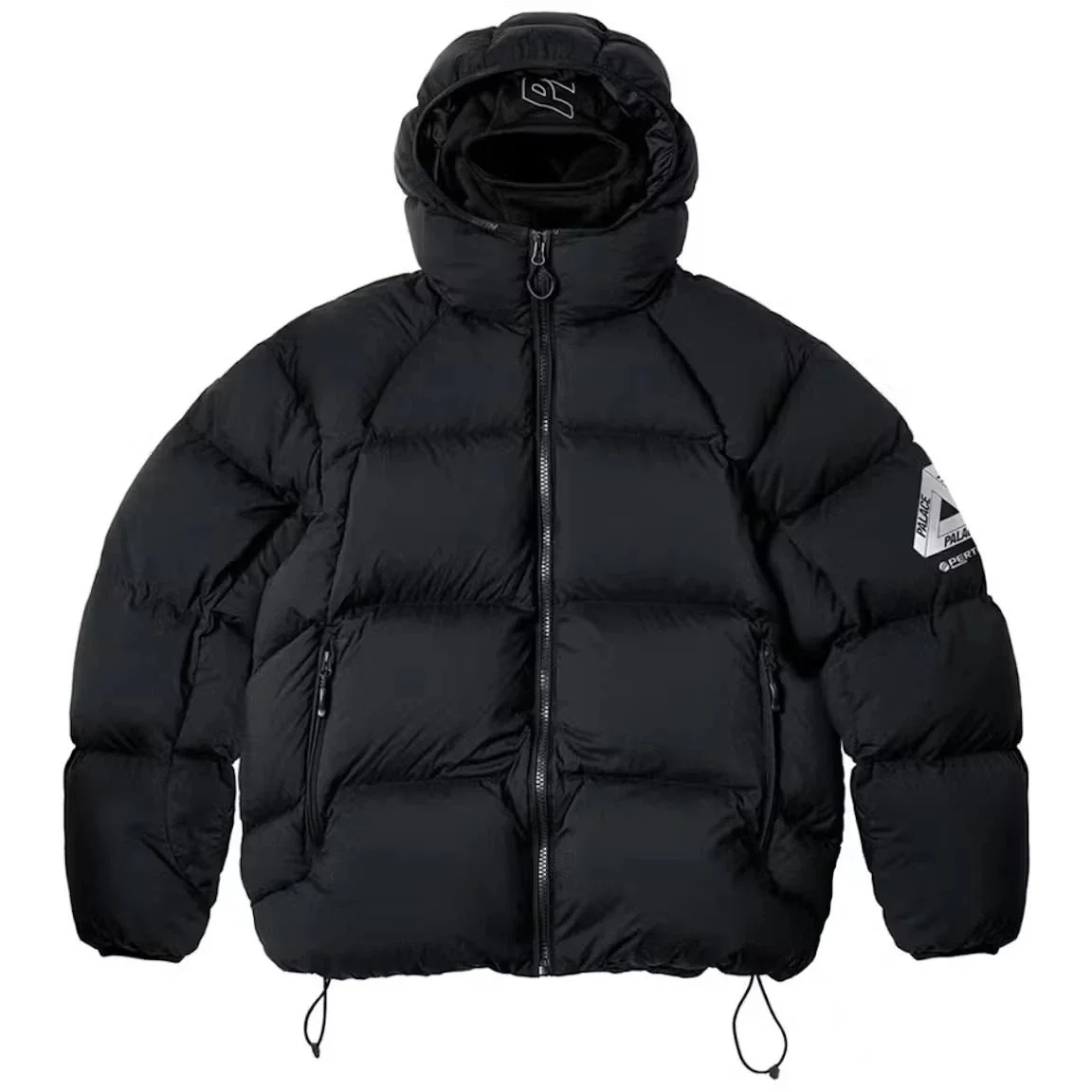 Palace Tri-Logo Black Puffer Jacket — product photo on Sugargoo Spreadsheet