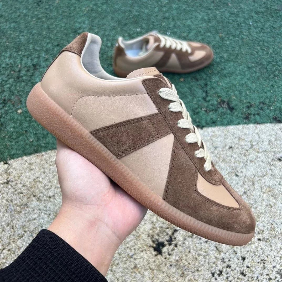 Maison Margiela Replica Sneakers Beige/Brown Leather — product photo on Sugargoo Spreadsheet