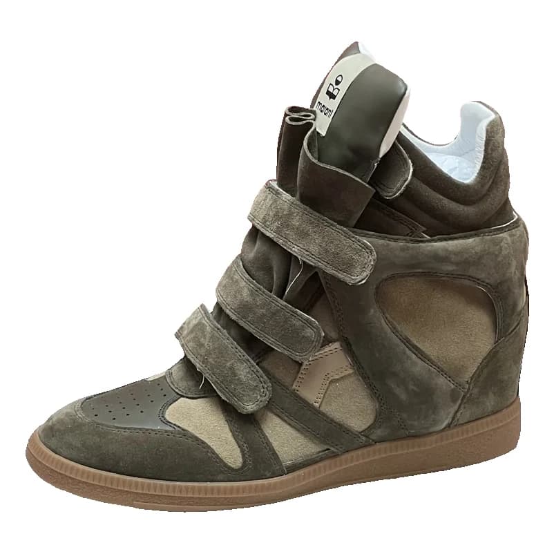Iris Apfel Bella Olive Suede Sneakers — product photo on Sugargoo Spreadsheet