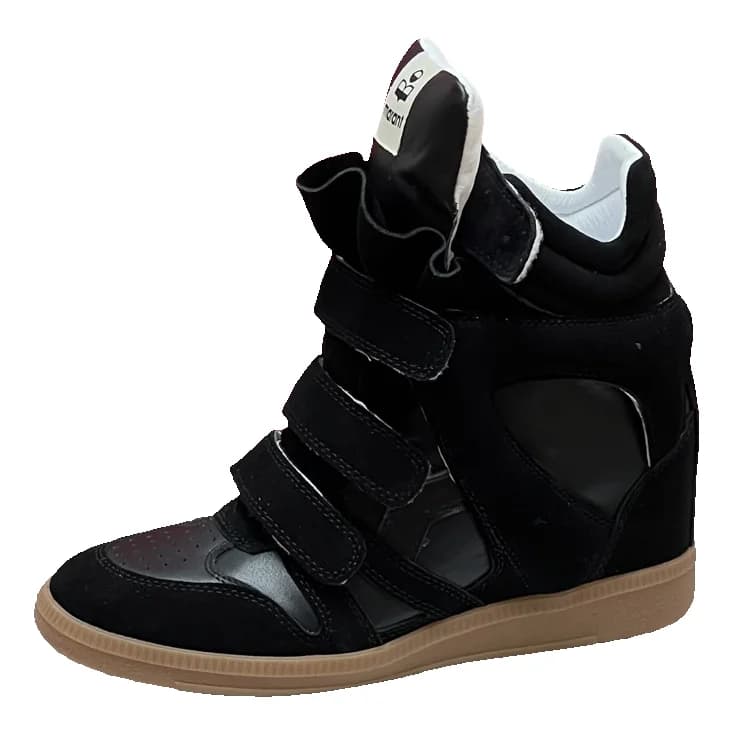 Unisex Ibiza Black Velcro Sneakers — product photo on Sugargoo Spreadsheet