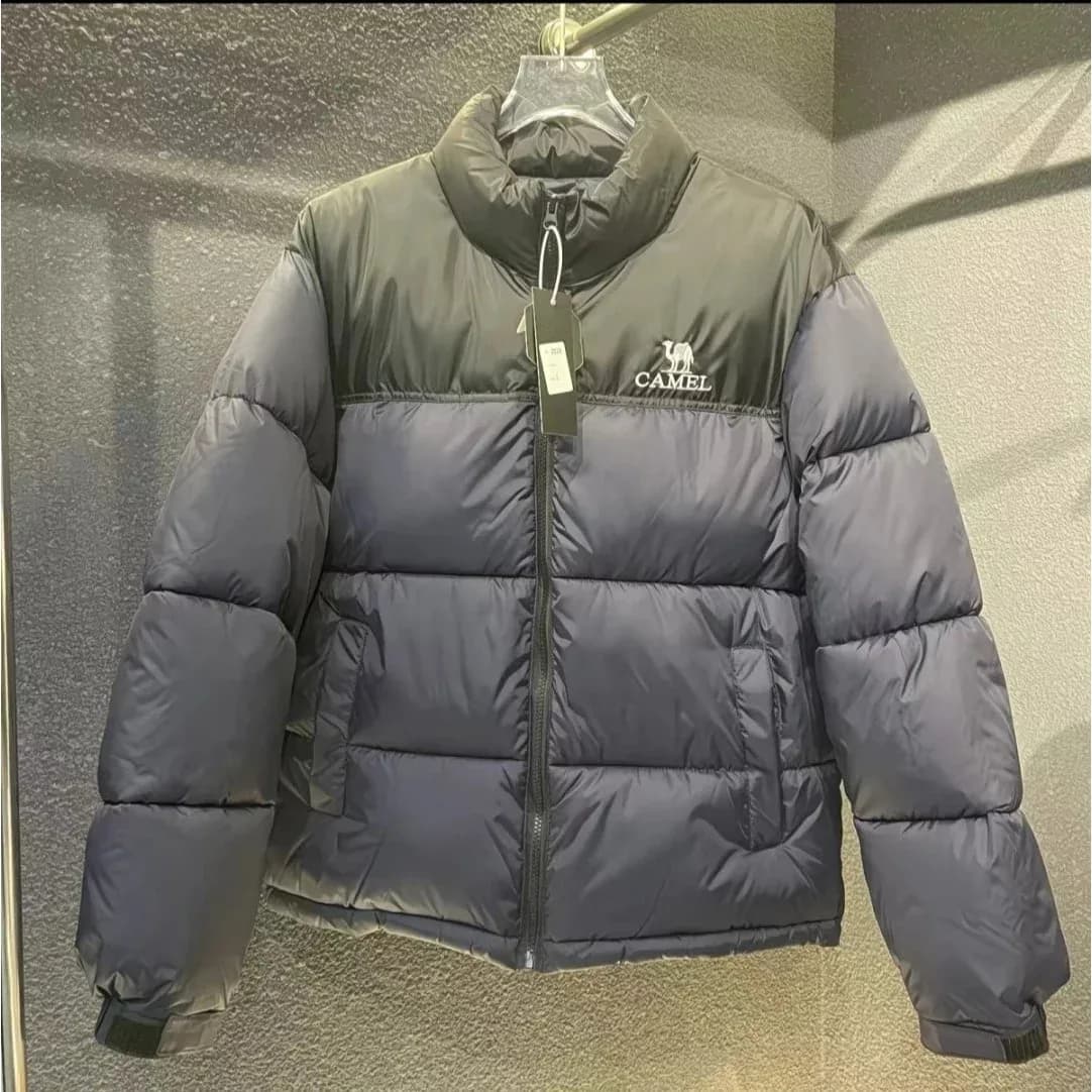 Camel Blue Purple Puffer Jacket — product photo on Sugargoo Spreadsheet