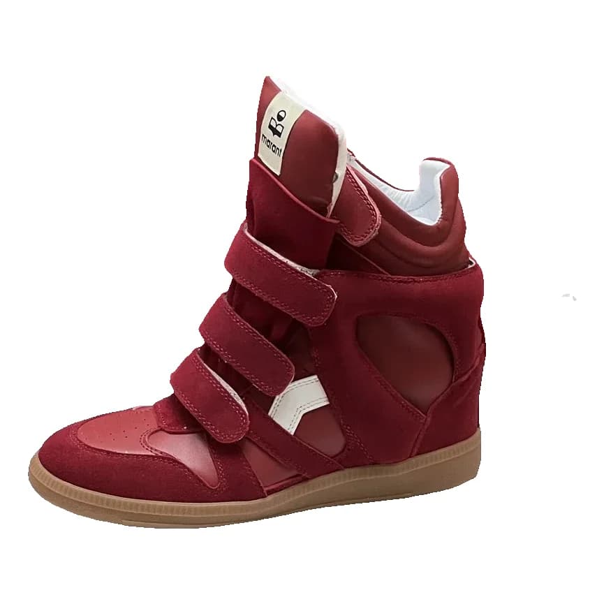 Iris Apfel Marant Red Leather Sneakers — product photo on Sugargoo Spreadsheet