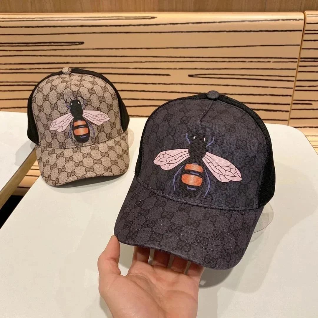 Gucci GG Monogram Bee Cap Black/Beige — product photo on Sugargoo Spreadsheet