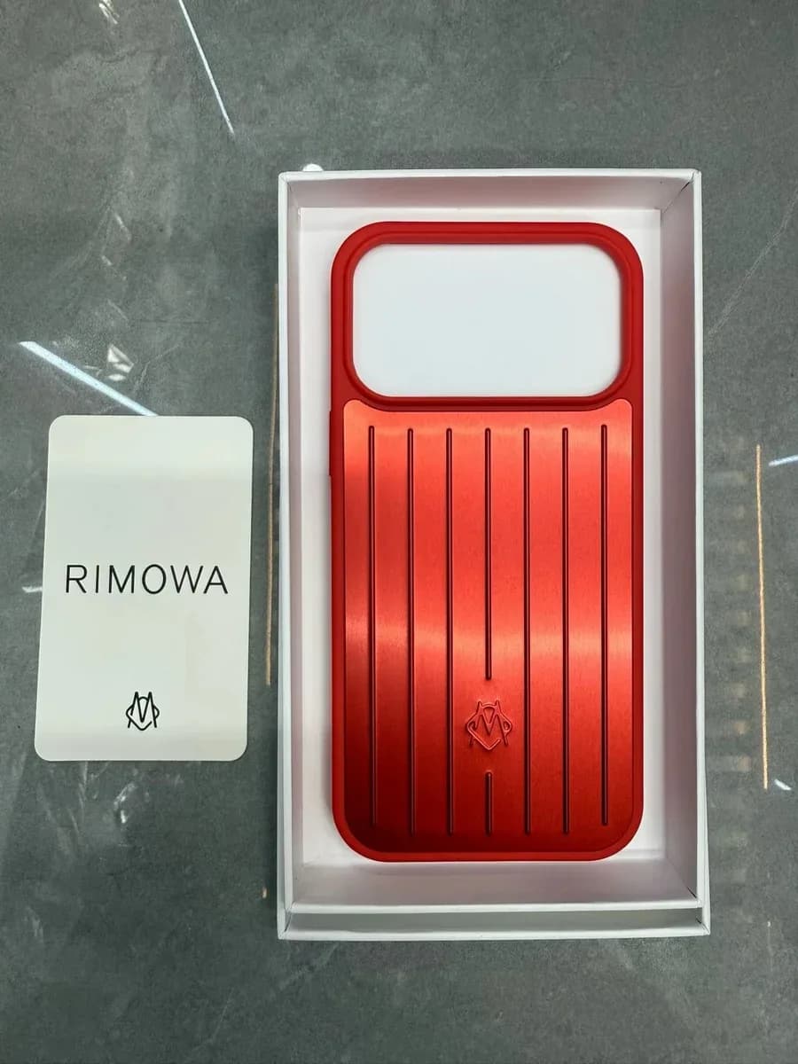 Rimowa Red Aluminum Phone Case — product photo on Sugargoo Spreadsheet