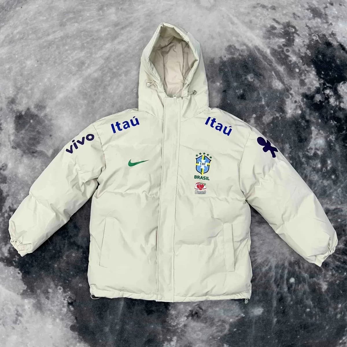 Nike Brazil National Team Puffer Jacket — product photo on Sugargoo Spreadsheet