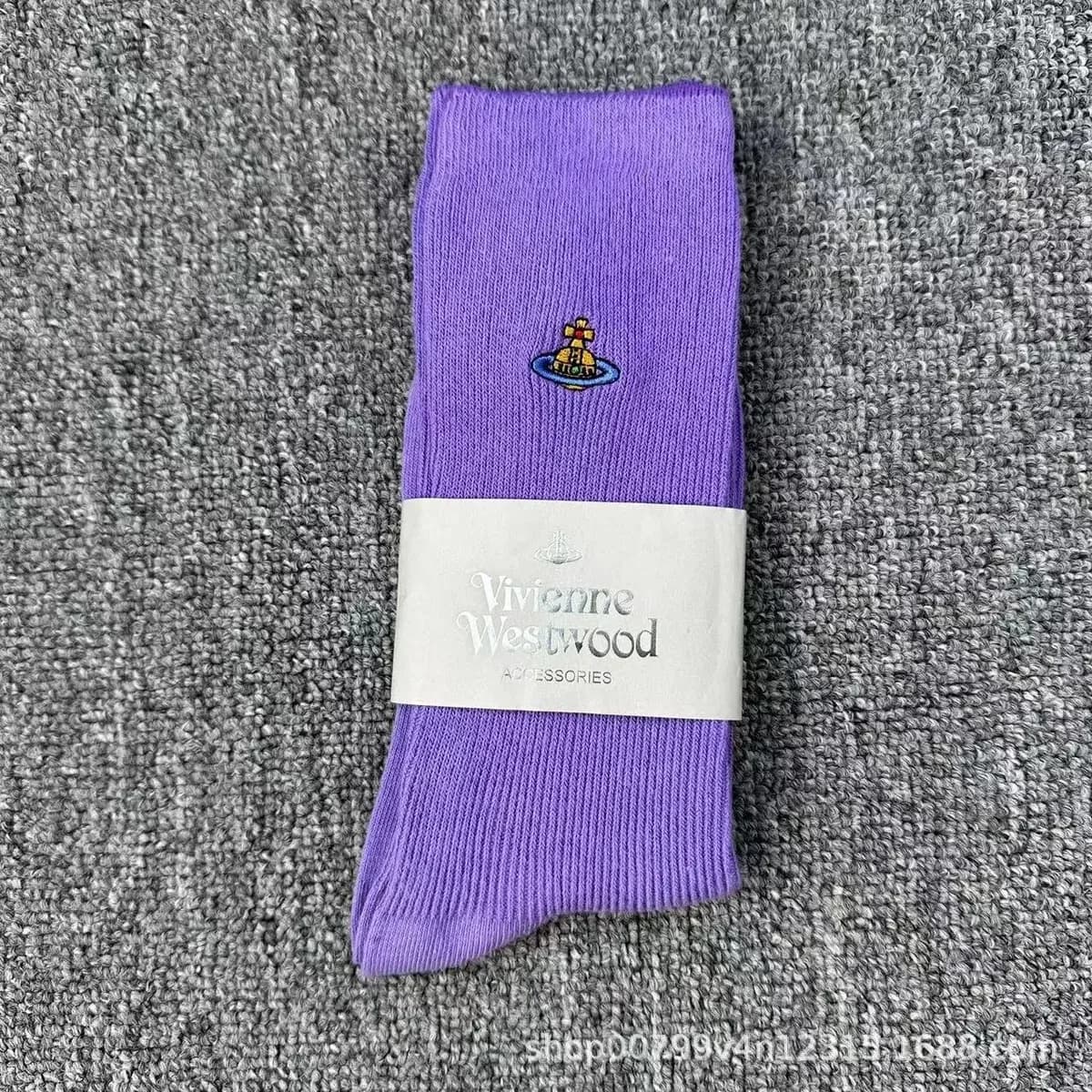 Vivienne Westwood Orb Purple Socks — product photo on Sugargoo Spreadsheet