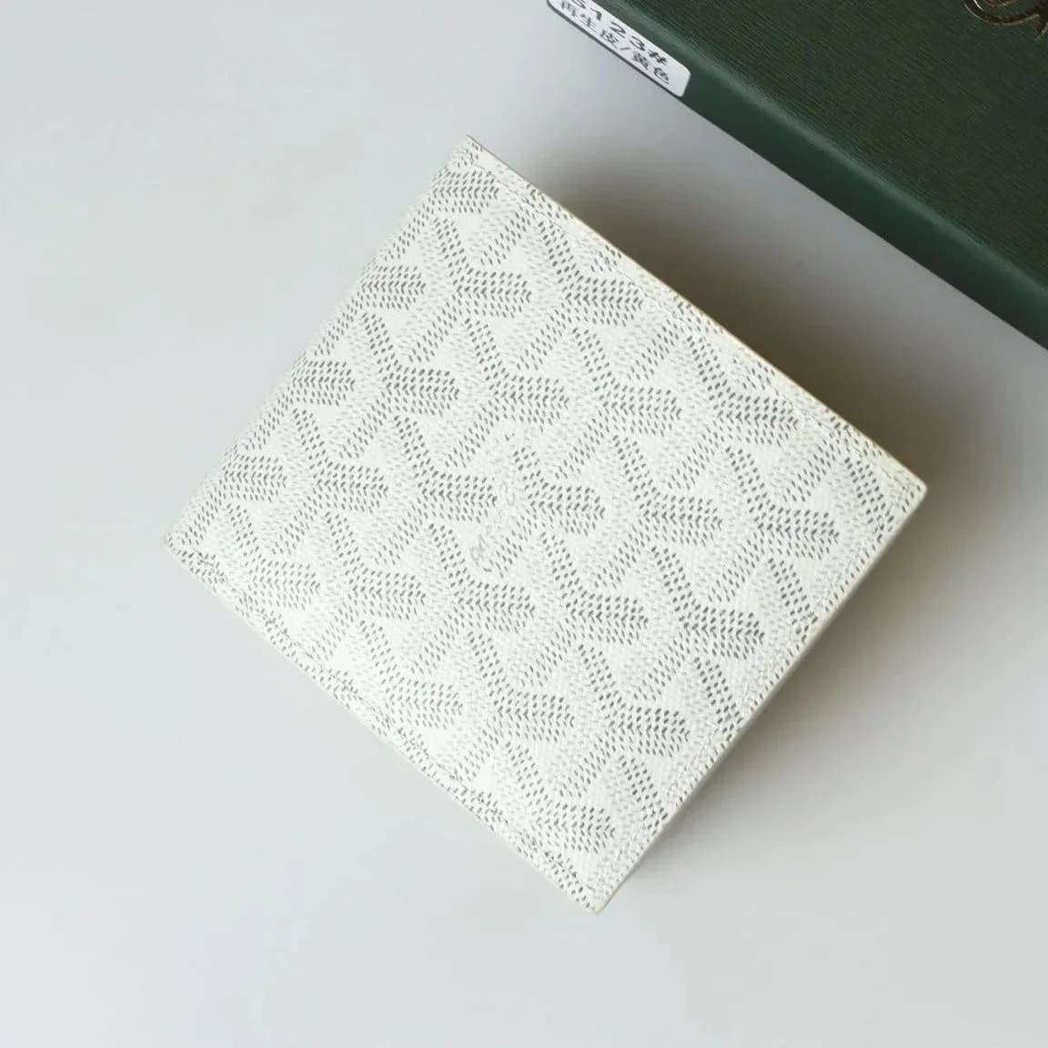 Goyard Saint Louis White Leather Wallet — QC product photo on Sugargoo Spreadsheet