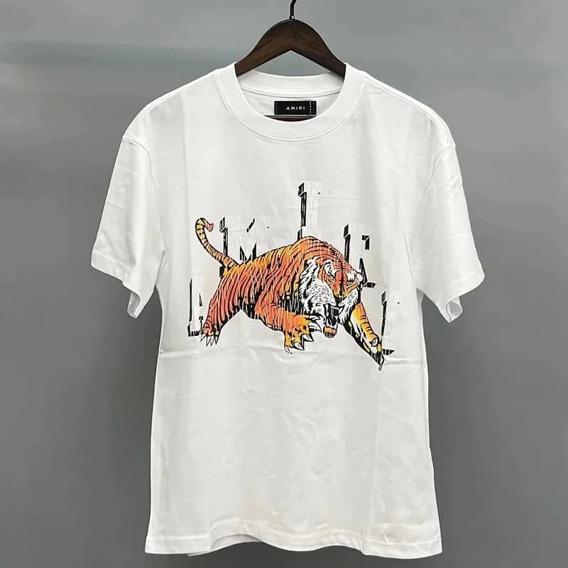 Amiri White Tiger Print T-Shirt — product photo on Sugargoo Spreadsheet