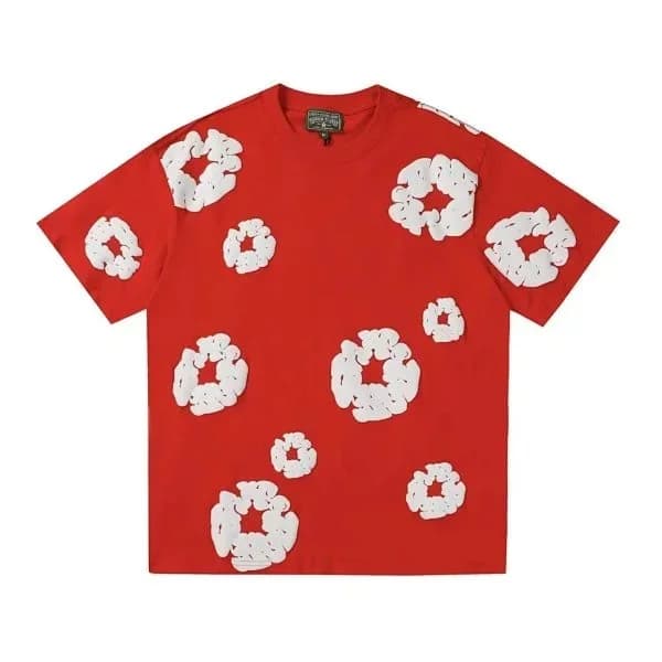 Supreme Red Cloud Print T-Shirt — product photo on Sugargoo Spreadsheet