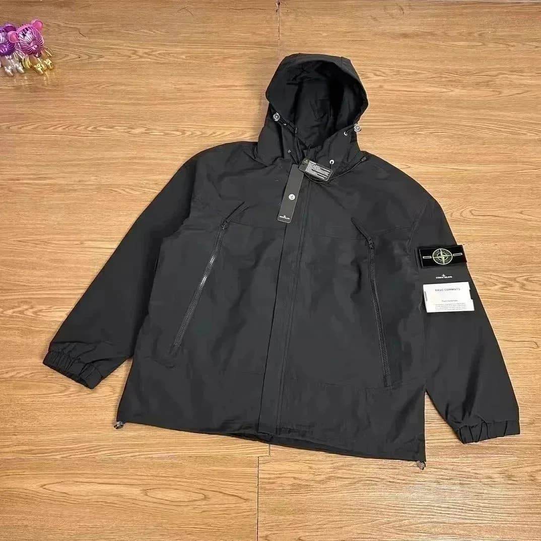 Stone Island Shadow Project Black Hooded Jacket — product photo on Sugargoo Spreadsheet
