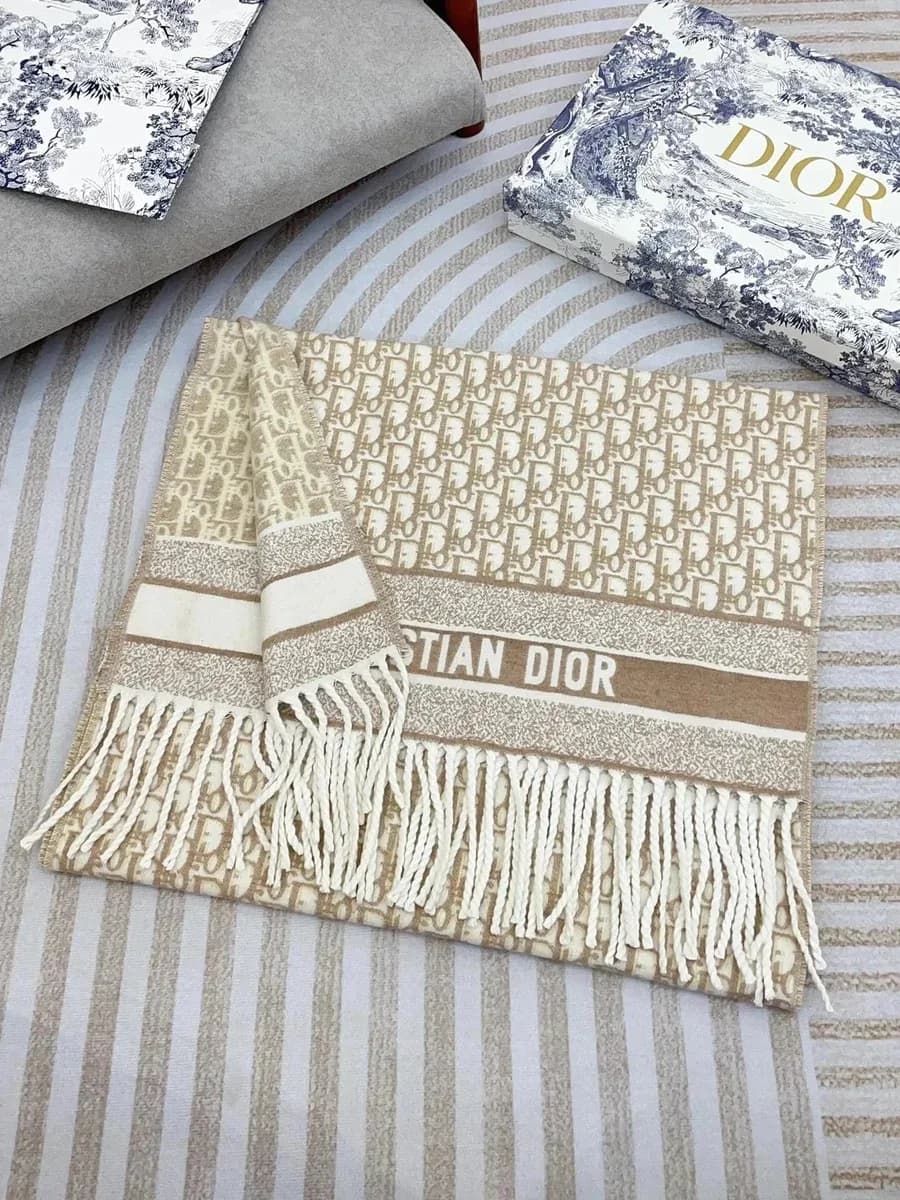 Dior Monogram Scarf Beige & Cream Accessory — product photo on Sugargoo Spreadsheet