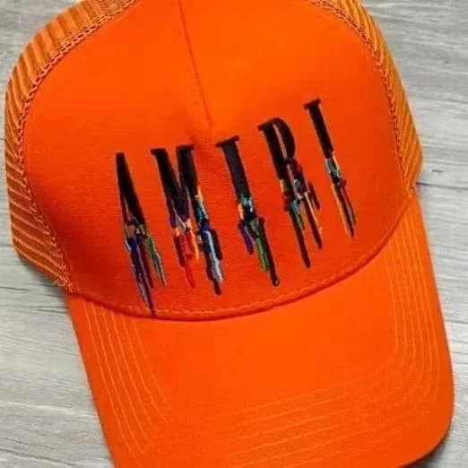 Amiri Orange AMIRI Trucker Cap — product photo on Sugargoo Spreadsheet