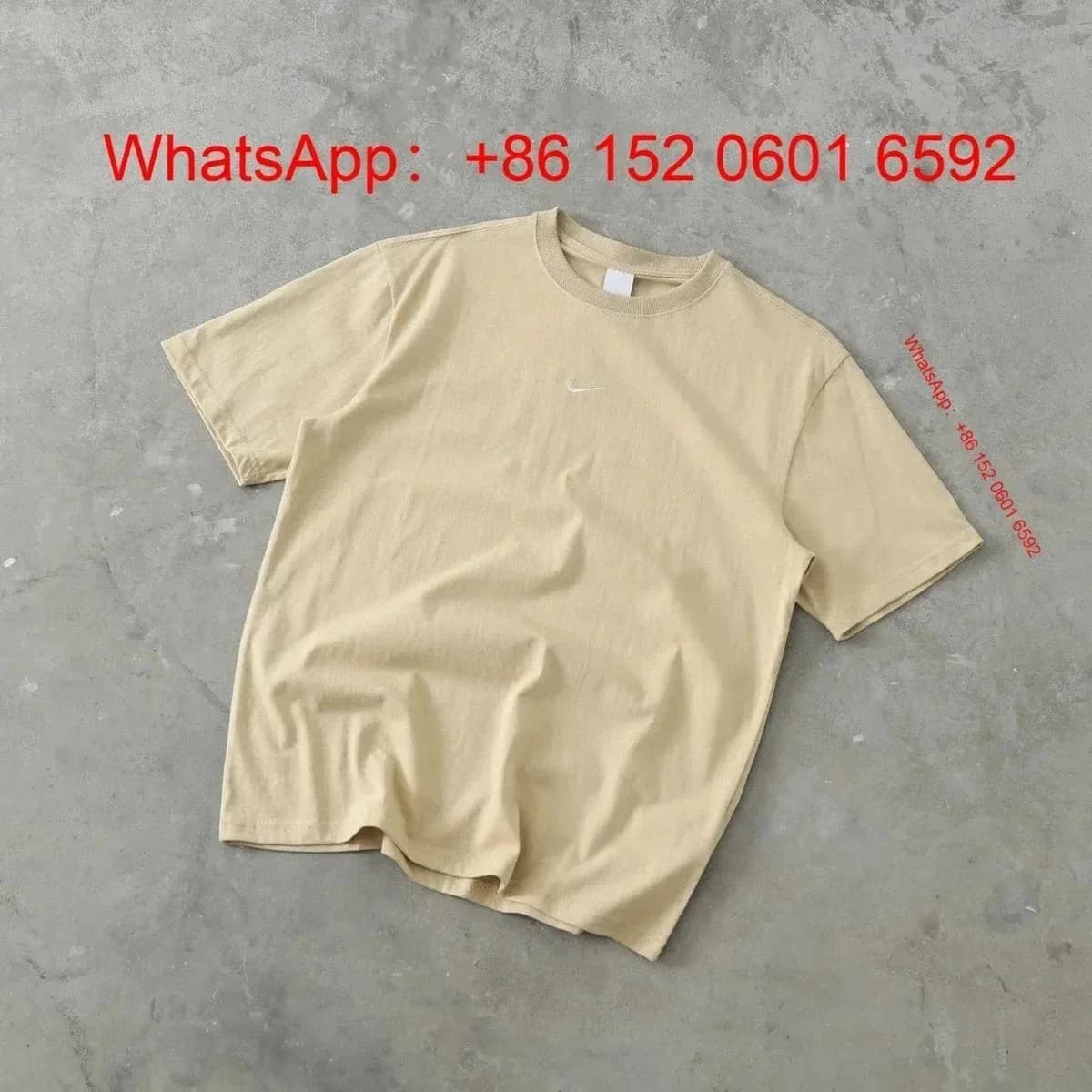 Nike Beige Essential T-Shirt — product photo on Sugargoo Spreadsheet
