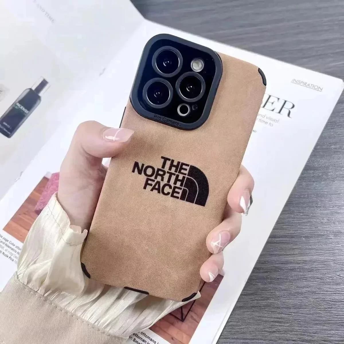The North Face Phone Case Tan — product photo on Sugargoo Spreadsheet