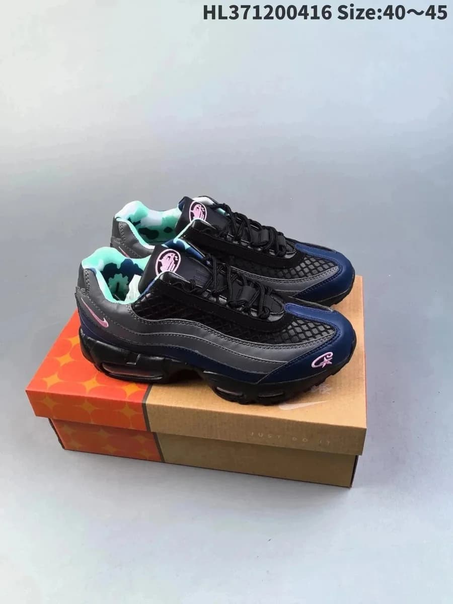 Nike Air Max 95 BAPE STA Black/Blue Sneakers — QC product photo on Sugargoo Spreadsheet