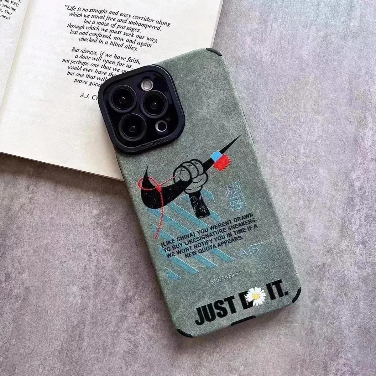 Nike Phone Case with Just Do It Design — product photo on Sugargoo Spreadsheet
