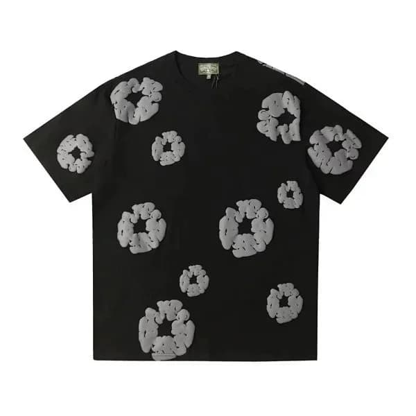 Black Cloud Print T-Shirt — product photo on Sugargoo Spreadsheet