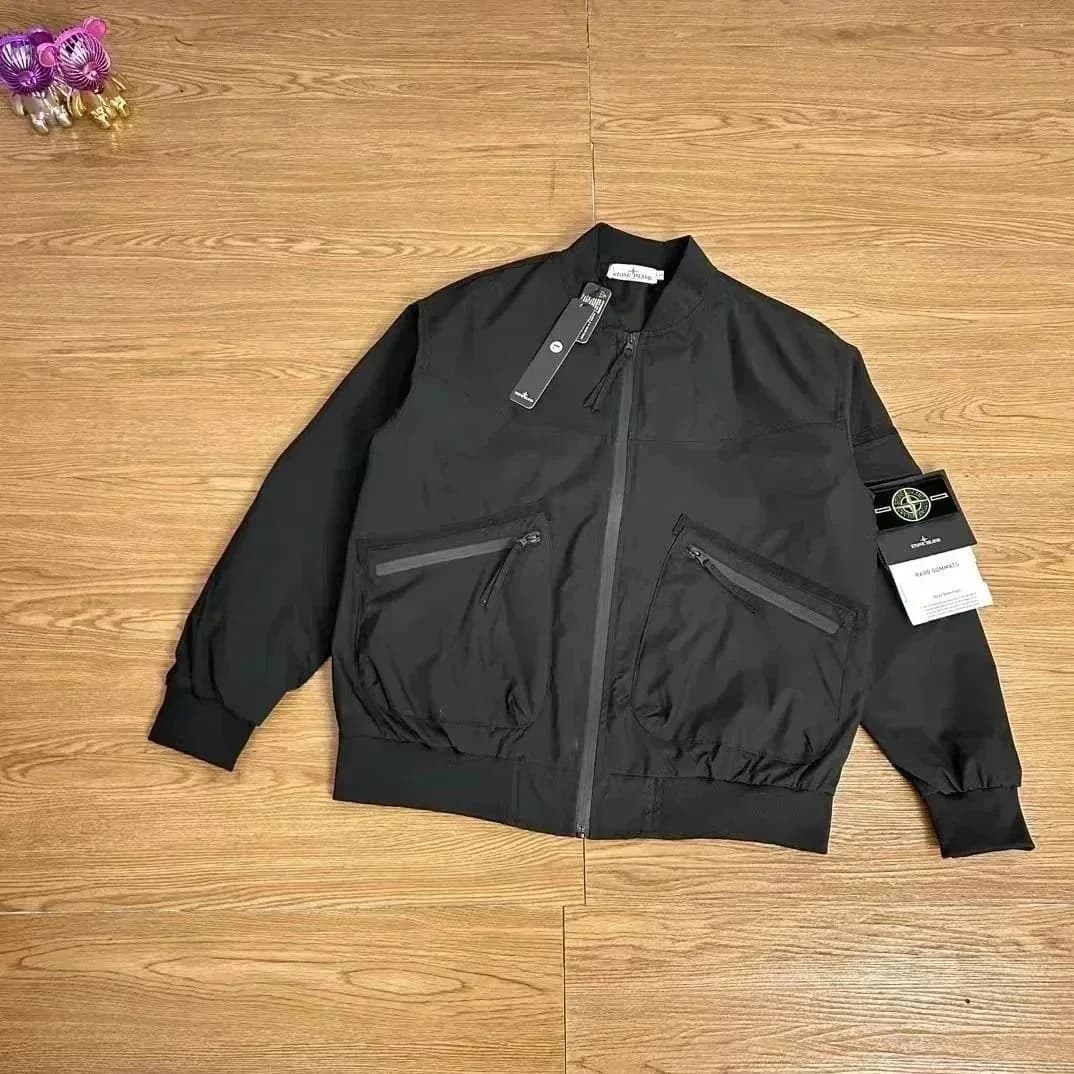 Stone Island Shadow Project Black Bomber Jacket — product photo on Sugargoo Spreadsheet