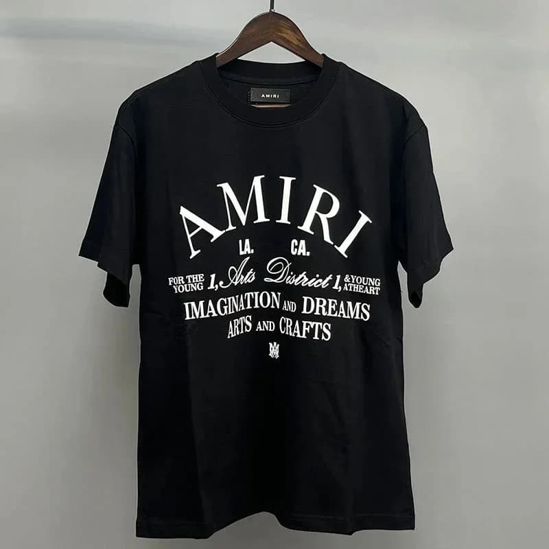 Amiri Black Imagination & Dreams T-Shirt — product photo on Sugargoo Spreadsheet
