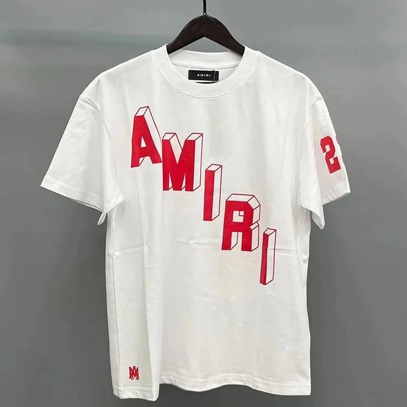 Amiri White 'AMIRI' Red Logo T-Shirt — product photo on Sugargoo Spreadsheet