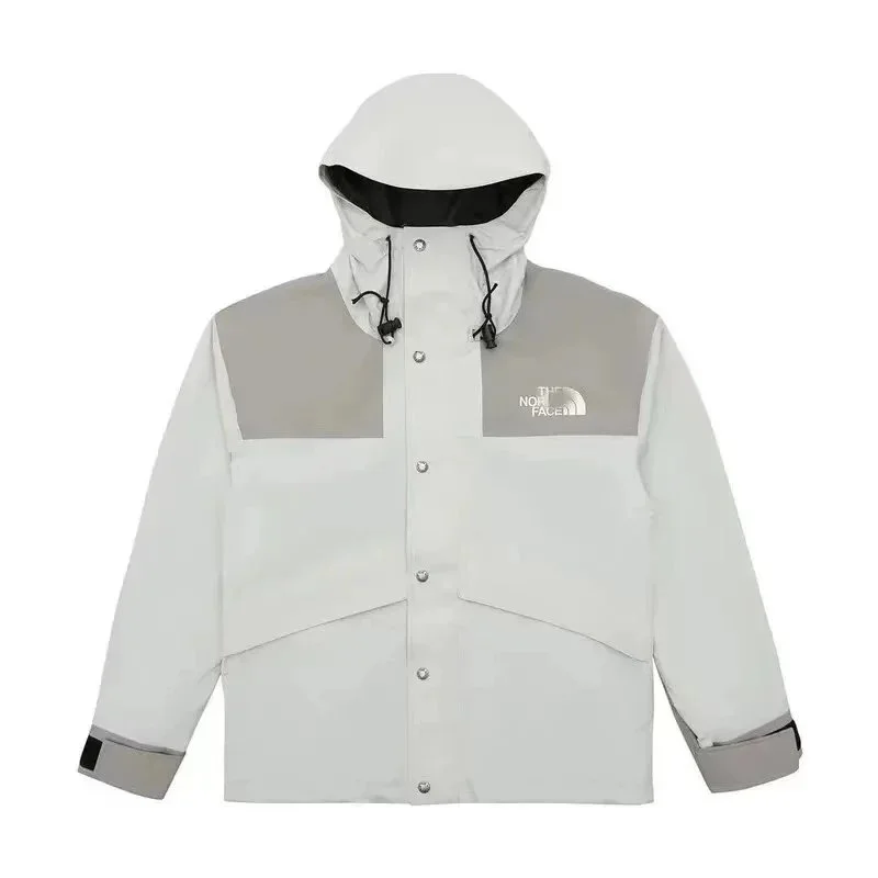 The North Face Nuptse Hooded Jacket White/Grey — product photo on Sugargoo Spreadsheet