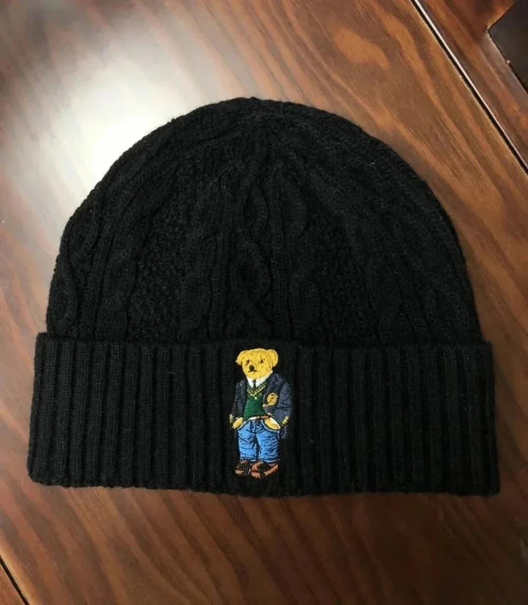 Polo Ralph Lauren Bear Beanie Black — product photo on Sugargoo Spreadsheet