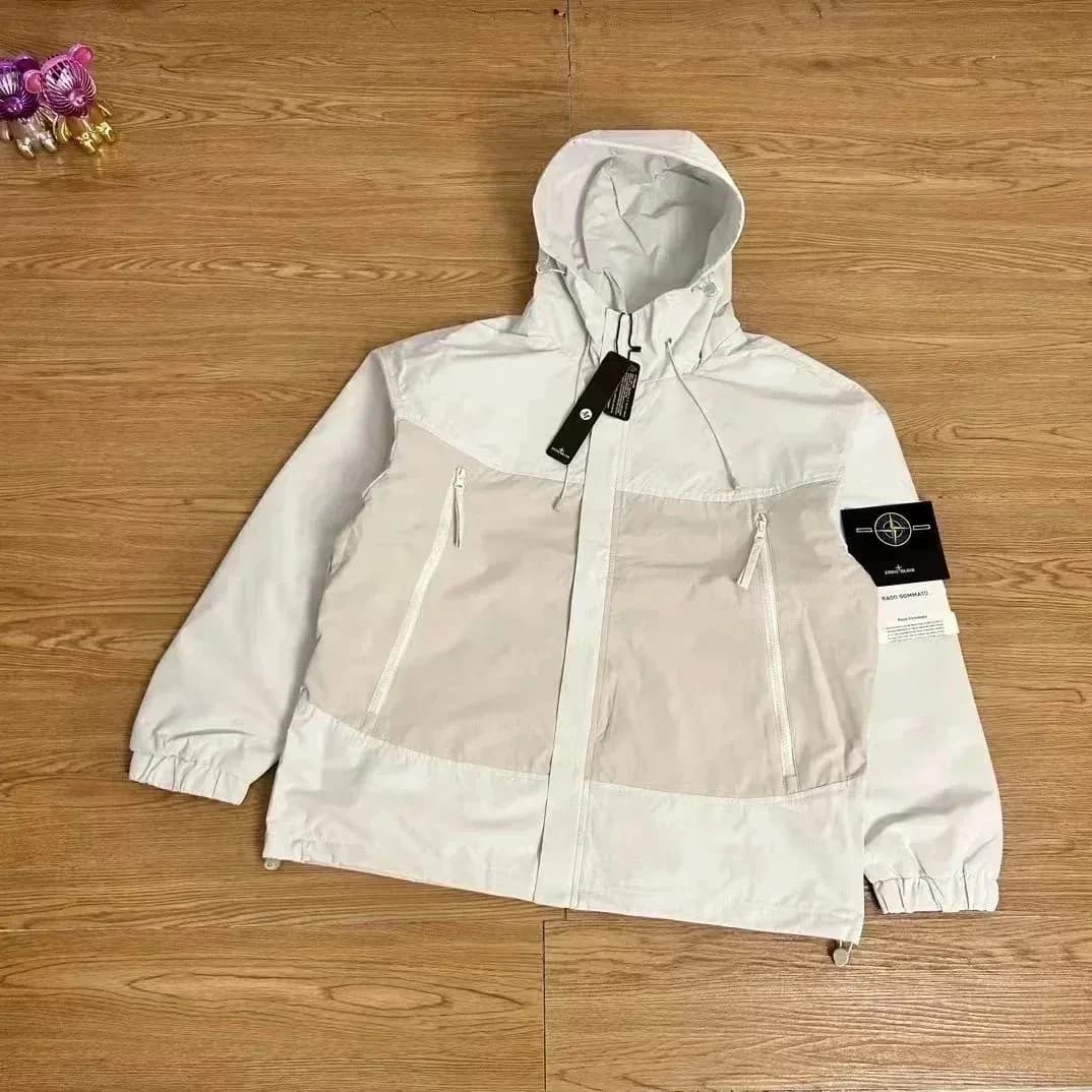 Stone Island Shadow Project Hooded Jacket Beige/White — product photo on Sugargoo Spreadsheet