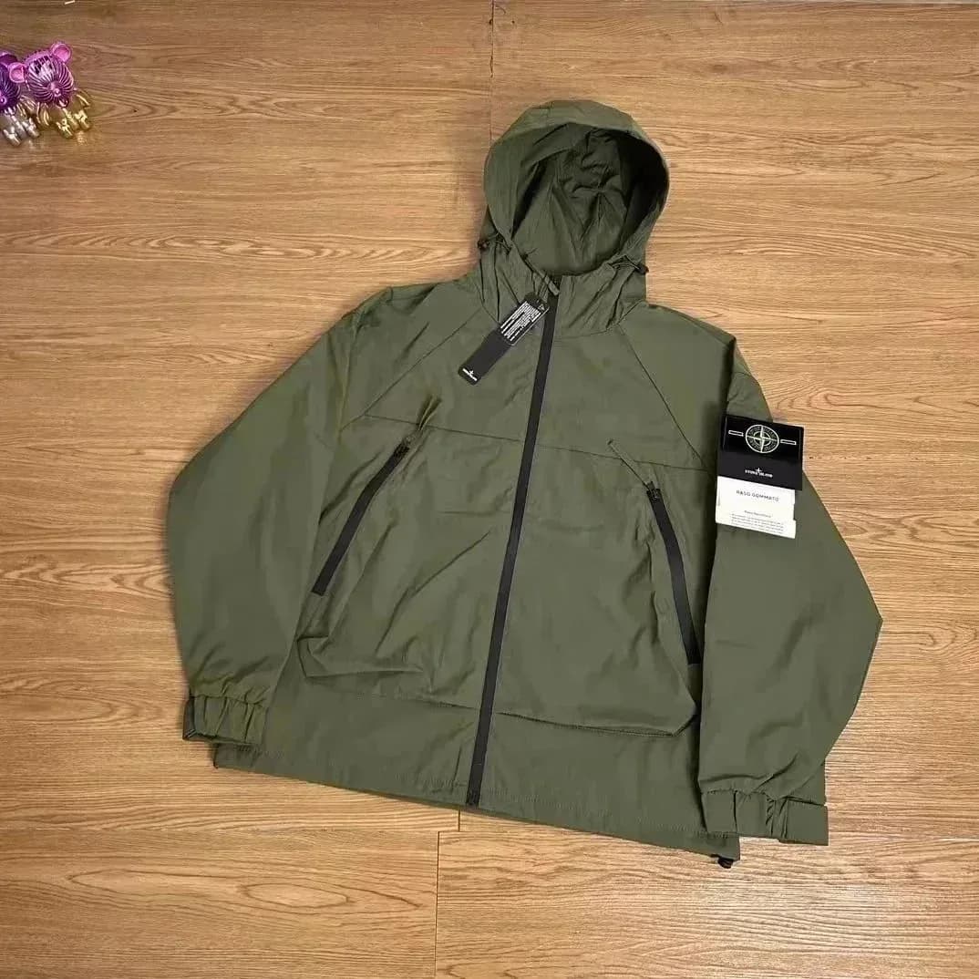 Stone Island Shadow Project Olive Hooded Jacket — product photo on Sugargoo Spreadsheet