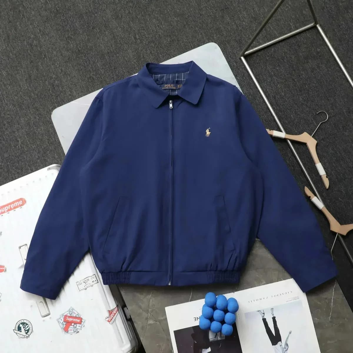 Polo Ralph Lauren Blue Polo Pony Jacket — product photo on Sugargoo Spreadsheet