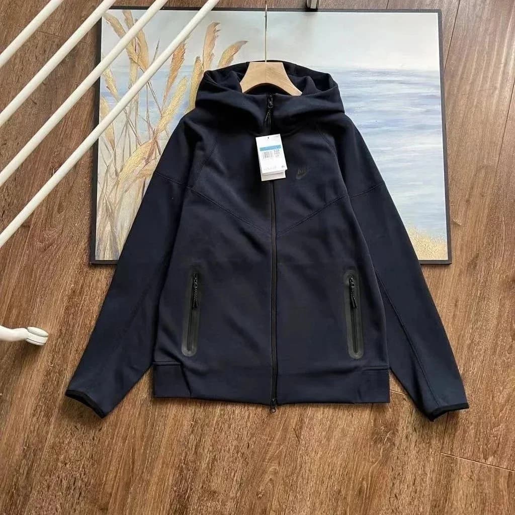 Nike Tech Fleece Hoodie Navy Blue — QC product photo on Sugargoo Spreadsheet