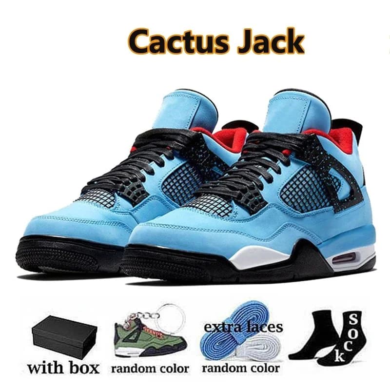 Air Jordan 4 Cactus Jack Blue Sneakers — QC product photo on Sugargoo Spreadsheet