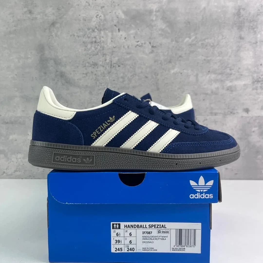 Adidas Handball Spezial Navy/White Sneakers — product photo on Sugargoo Spreadsheet