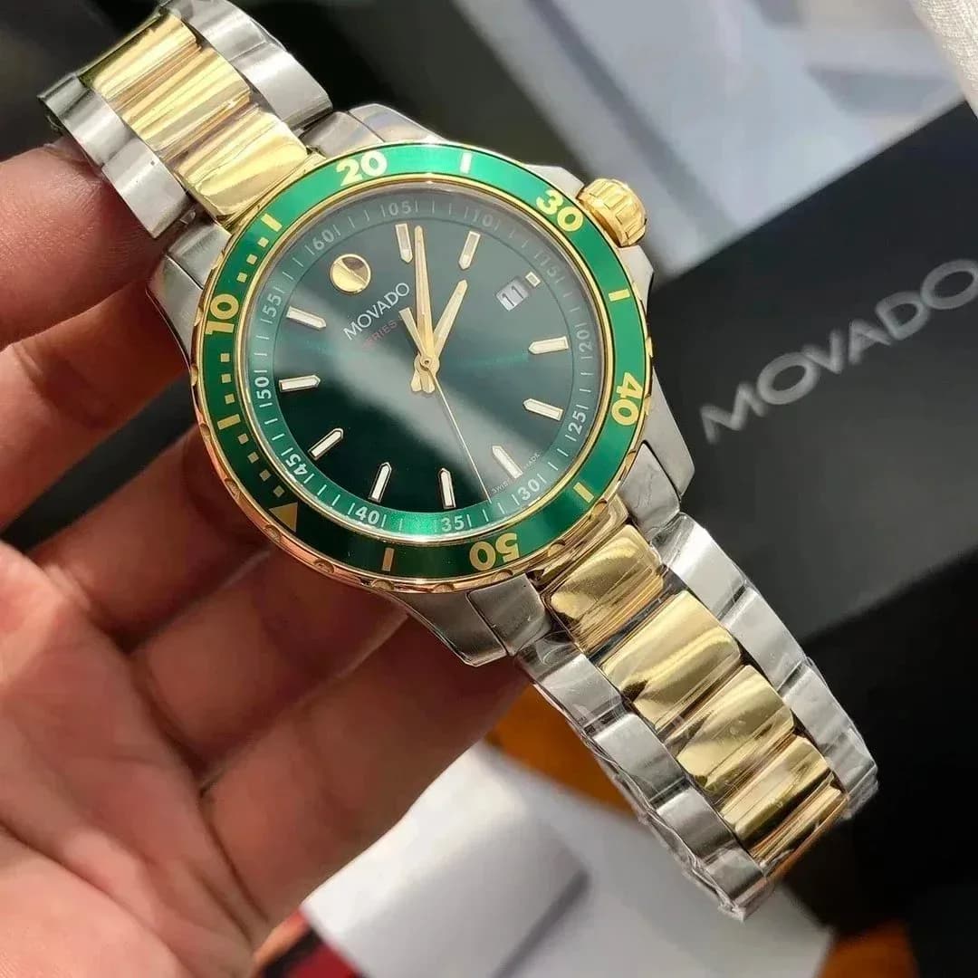 Movado Series Green & Gold Watch — product photo on Sugargoo Spreadsheet