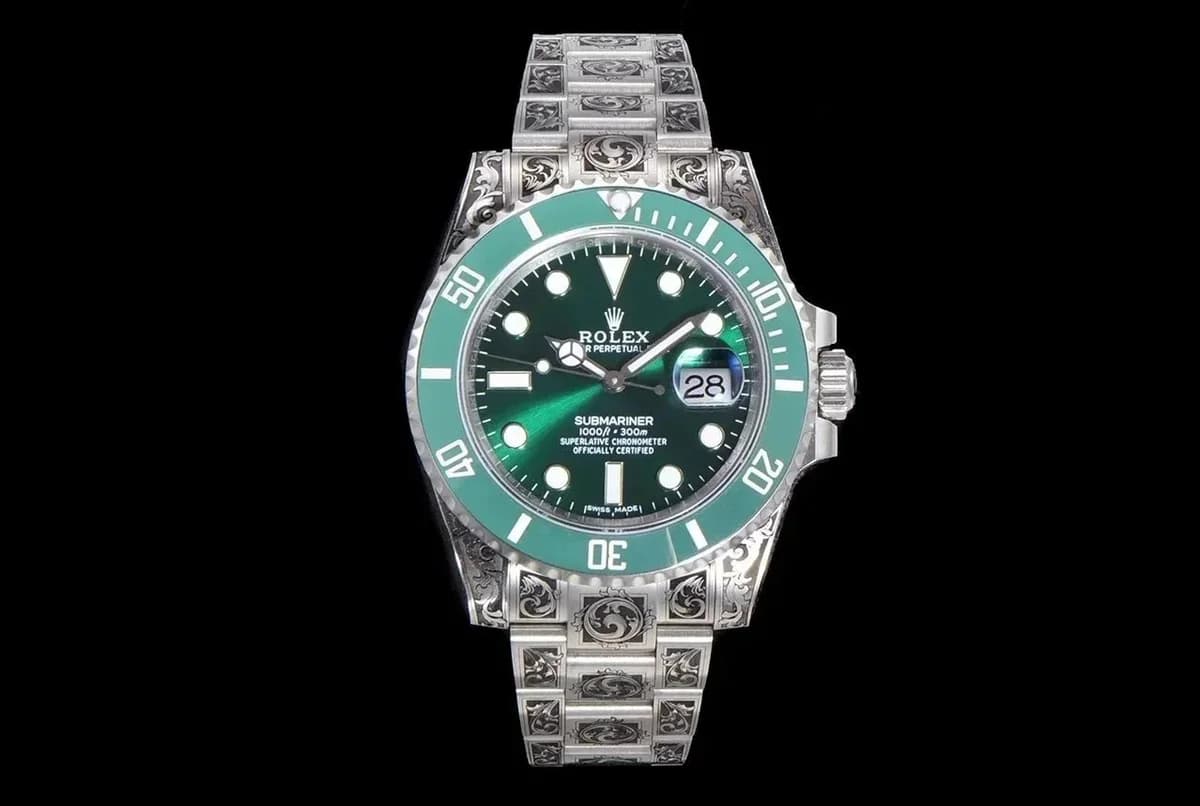 Rolex Submariner Green Dial Stainless Steel Watch — product photo on Sugargoo Spreadsheet