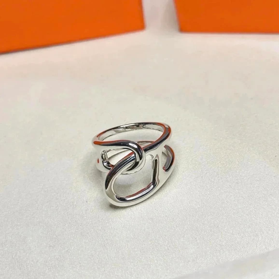 Hermès Constance Silver Ring Jewelry — product photo on Sugargoo Spreadsheet