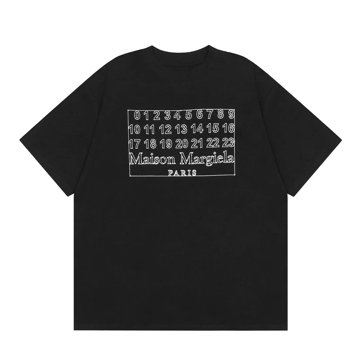 Maison Margiela Black 'PARIS' T-Shirt — product photo on Sugargoo Spreadsheet