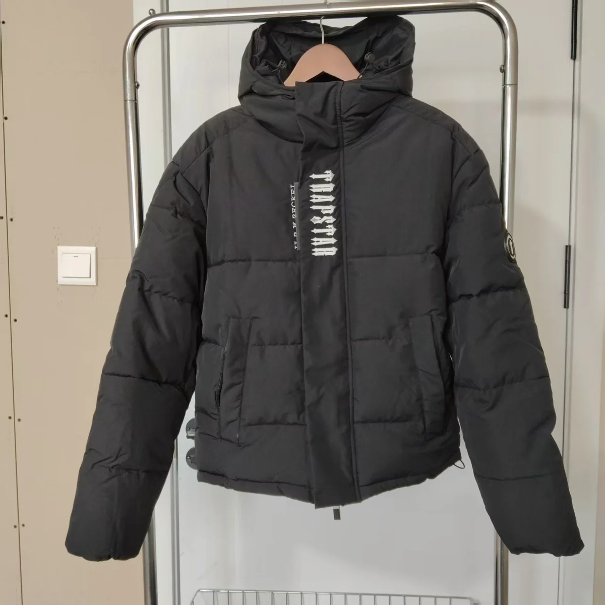 Trapstar Shooters Black Puffer Jacket — product photo on Sugargoo Spreadsheet