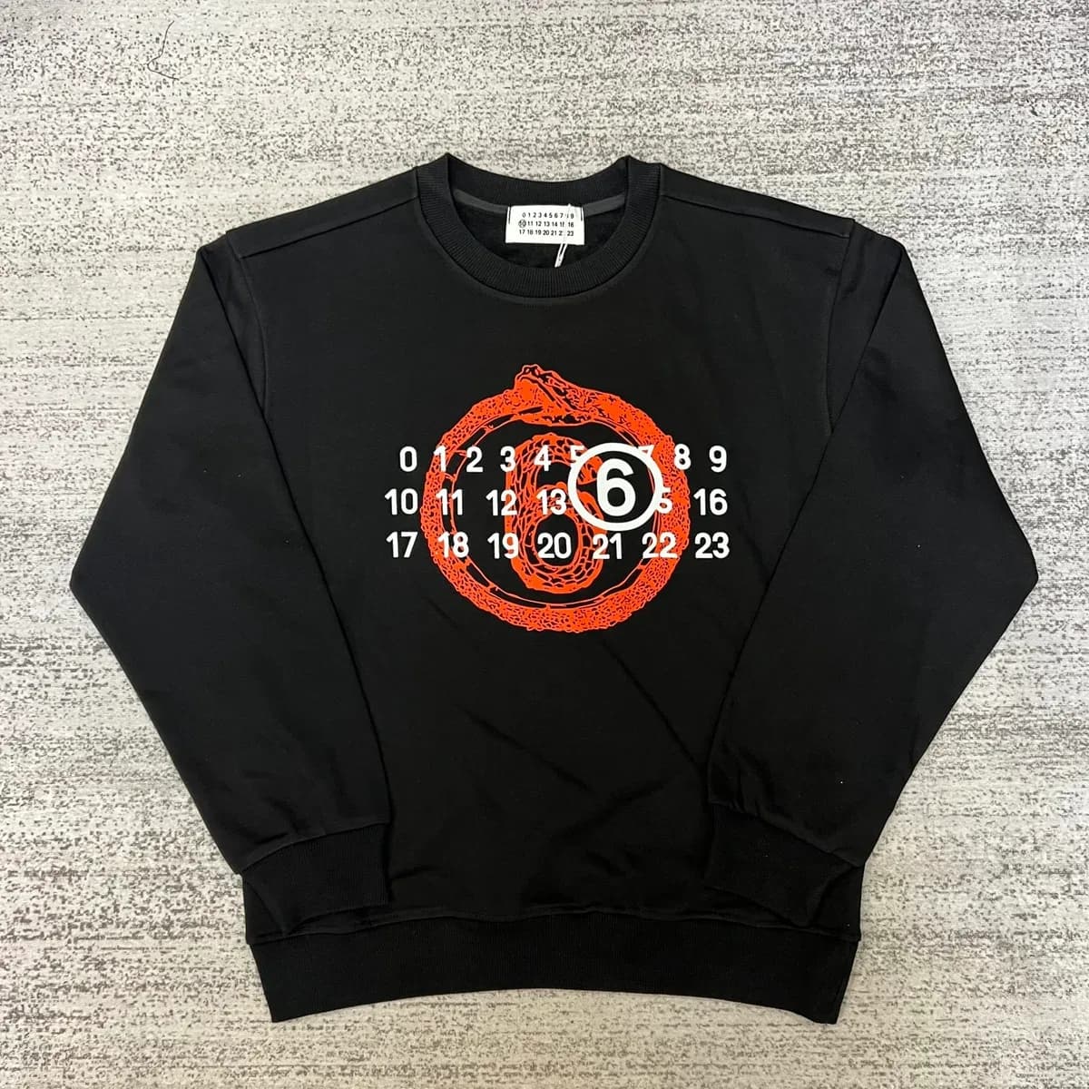 Maison Margiela Snake Logo Black Sweatshirt — product photo on Sugargoo Spreadsheet
