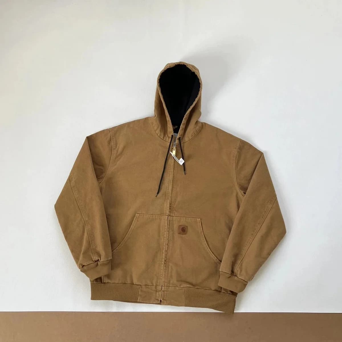 Carhartt Detroit Khaki Hooded Jacket — product photo on Sugargoo Spreadsheet
